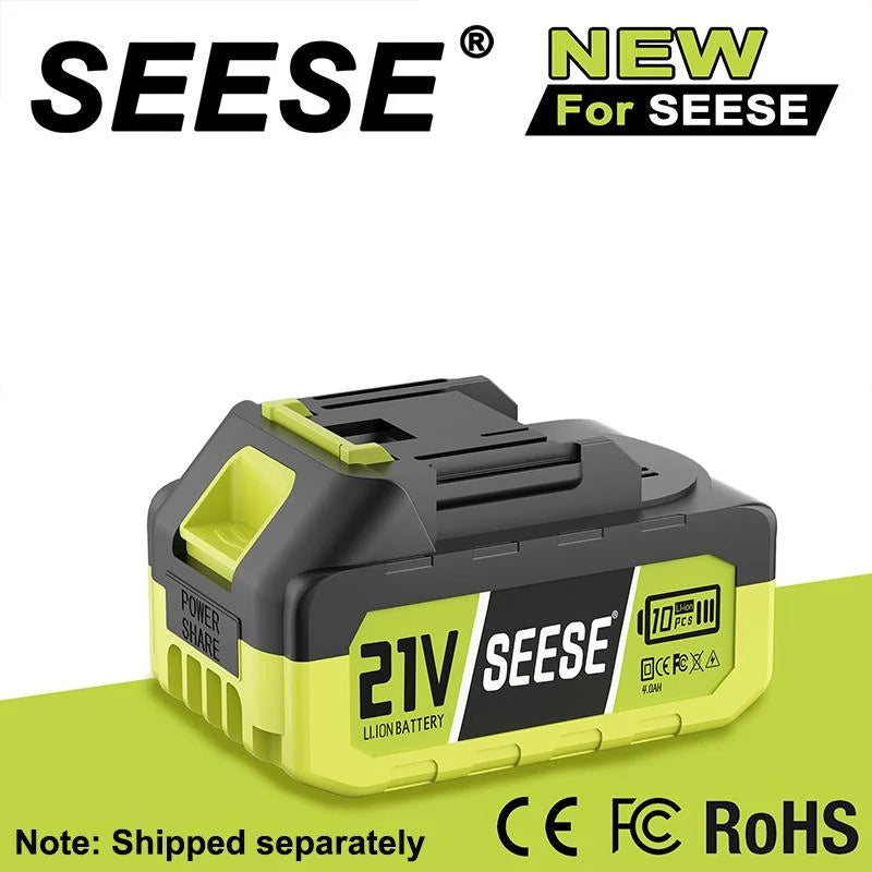 Batería SEESE inalámbrica de 21 V
