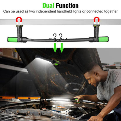 SEESE Rechargeable Work Light Bar (Adjustable, Full Brightness)