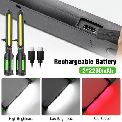 SEESE Rechargeable Work Light Bar (Adjustable, Full Brightness)