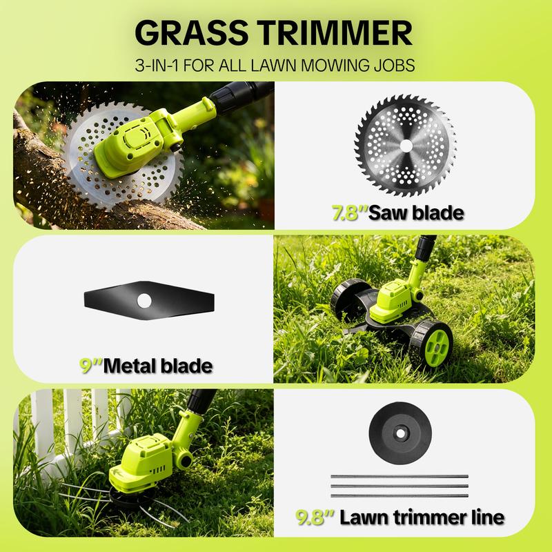 SEESE Cordless Lawn Mower