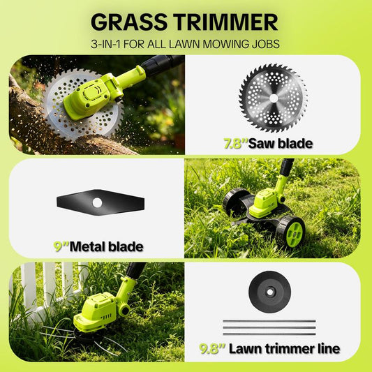 SEESE Cordless Lawn Mower