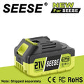 (2-Pack) SEESE 21V Max 4.0Ah Rechargeable Lithium Battery