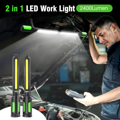SEESE Rechargeable Work Light Bar (Adjustable, Full Brightness)