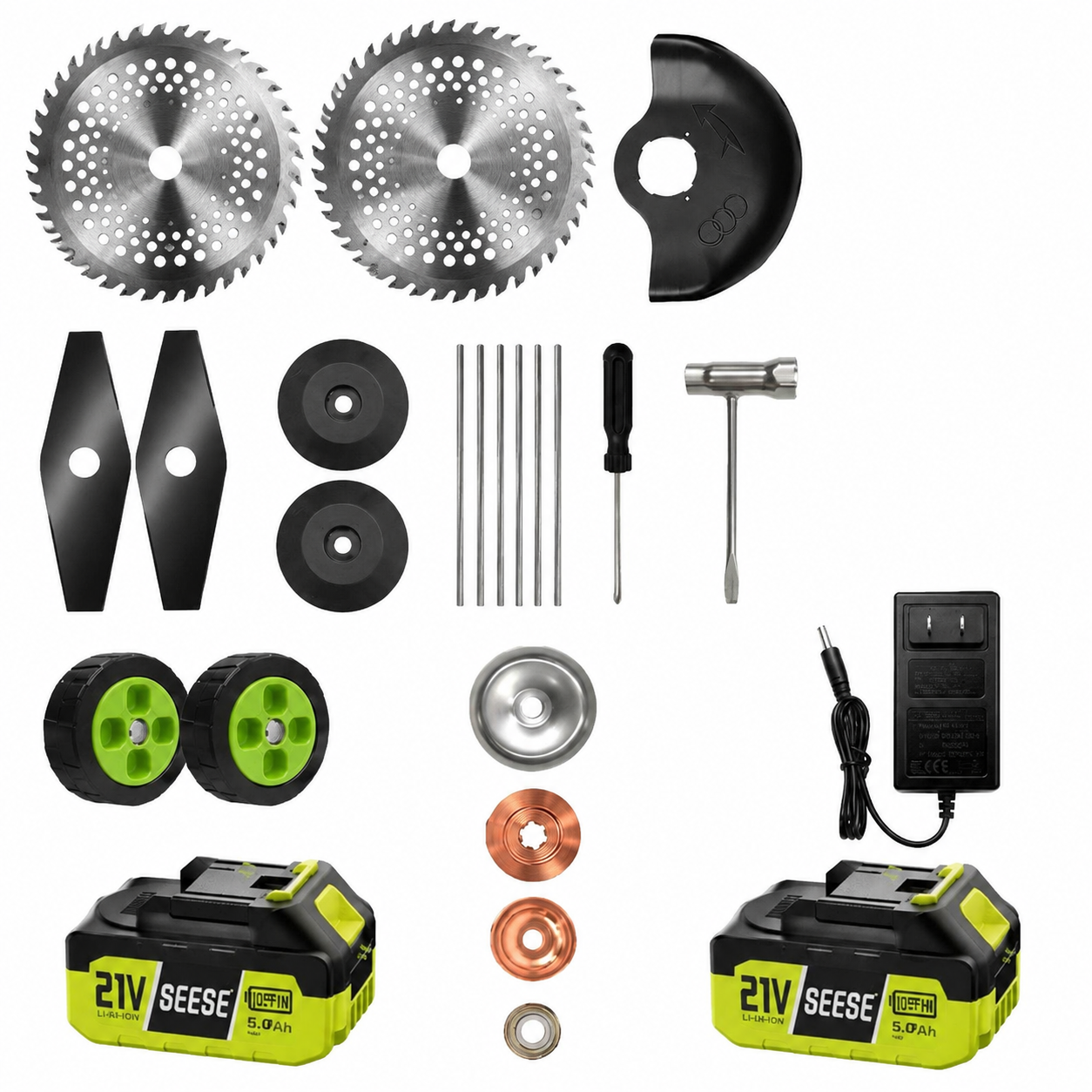 SEESE Cordless Lawn Mower Accessory Kit