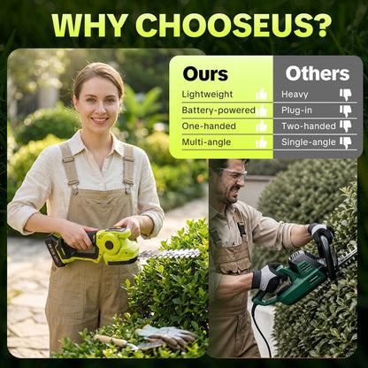 SEESE Cordless 2-in-1 Grass Shear