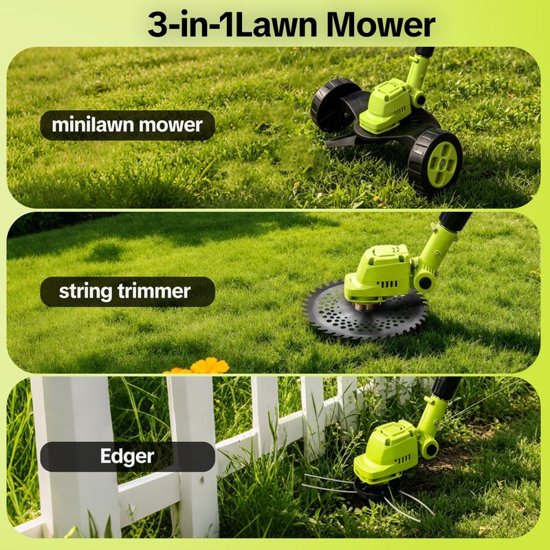 SEESE Cordless Lawn Mower