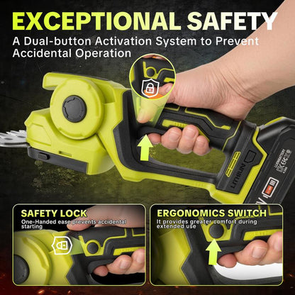 SEESE Cordless 2-in-1 Grass Shear