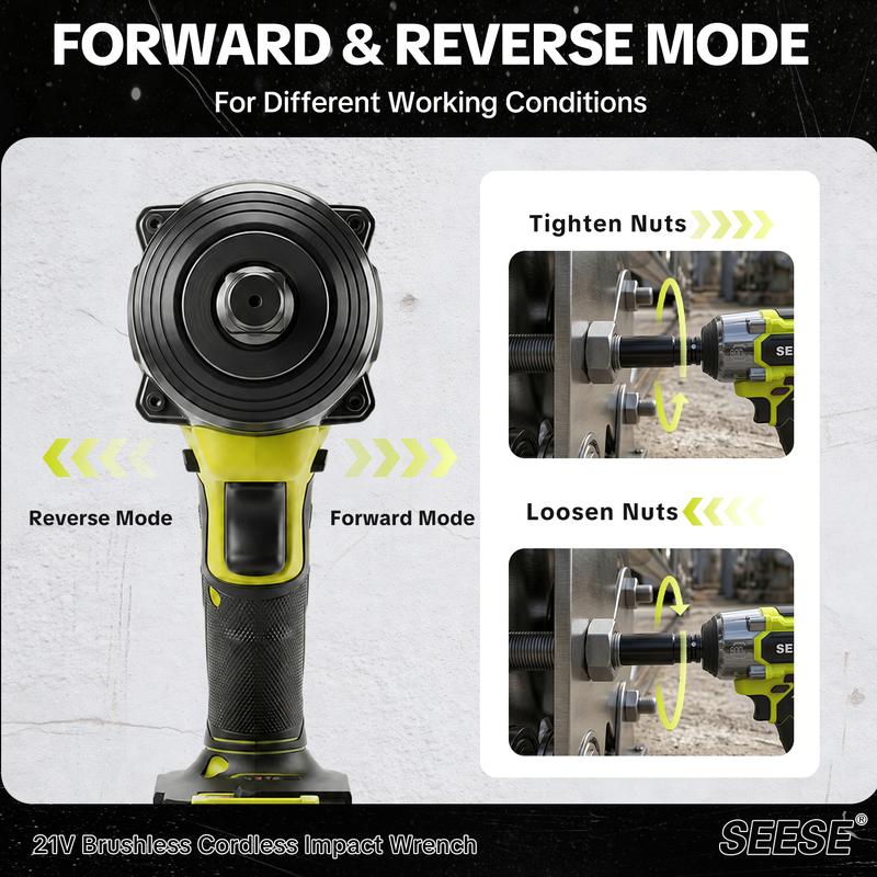 SEESE 3 in 1 Cordless Impact Wrench