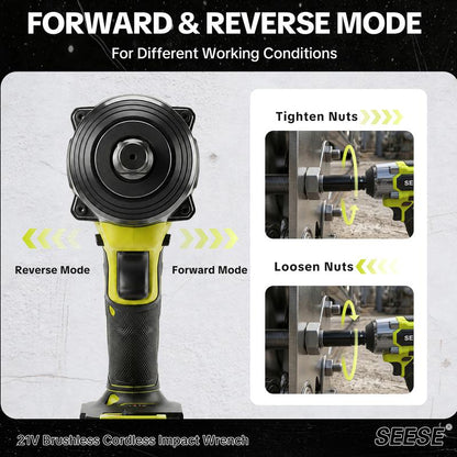 SEESE 3 in 1 Cordless Impact Wrench