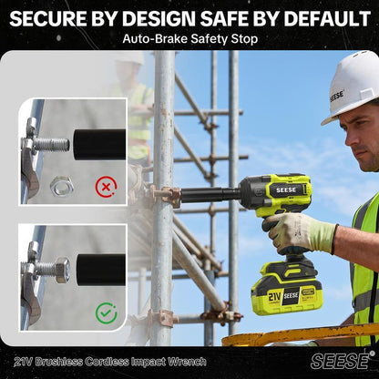 SEESE 3 in 1 Cordless Impact Wrench