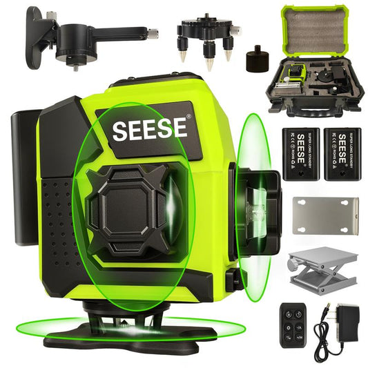 SEESE 12-Line Green Laser Level